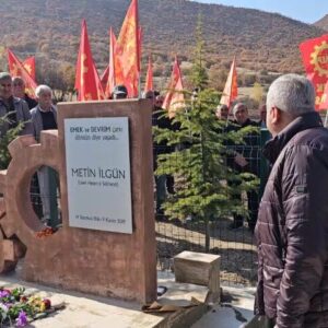 Metin İlgün yoldaşımızı Dersim’deki mezarı başında andık.