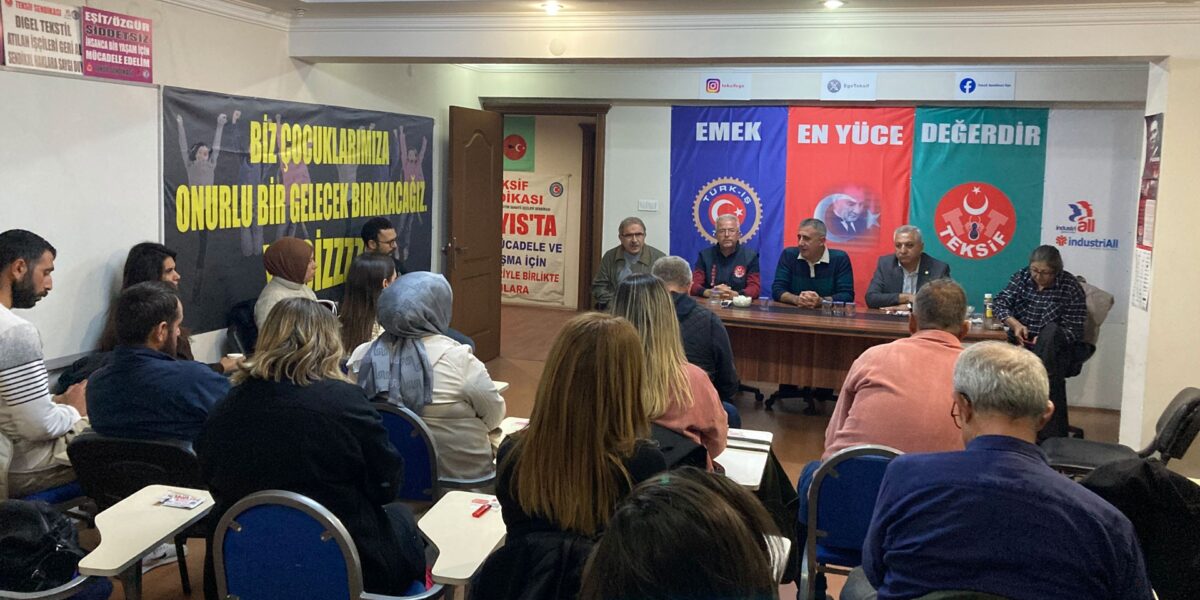 EMEP Genel Başkanı Seyit Aslan, direnişteki DIGEL işçileriyle buluştu