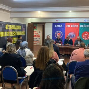 EMEP Genel Başkanı Seyit Aslan, direnişteki DIGEL işçileriyle buluştu