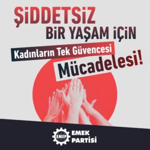 ŞİDDETSİZ BİR YAŞAM İÇİN KADINLARIN TEK GÜVENCESİ, MÜCADELESİ!