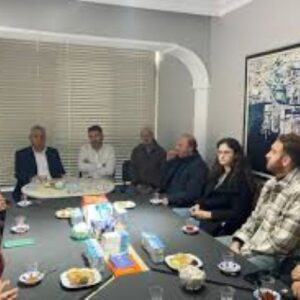 Genel Başkan Aslan Gemlik’te işçilerle buluştu: Sorun tekse mücadele de ortak olmalı