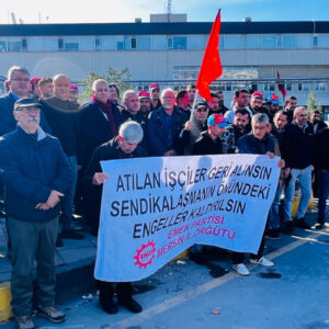 Genel Başkan Seyit Aslan, 35 gündür direnişte olan Mersin Limanı işçilerini ziyaret etti