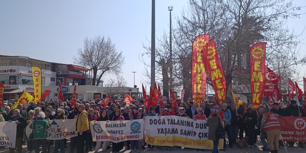 EMEP Genel Başkanı: Talanı halkın örgütlü mücadelesi durduracak EMEP Genel Başkanı: Talanı halkın örgütlü mücadelesi durduracak