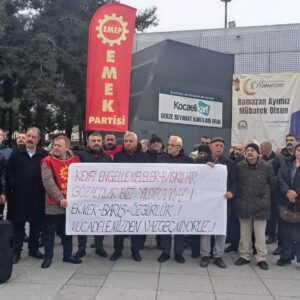 Newroz gözaltıları Gebze’de protesto edildi: Demokrasi, eşitlik ve barış için birleşmekten başka yolumuz yok