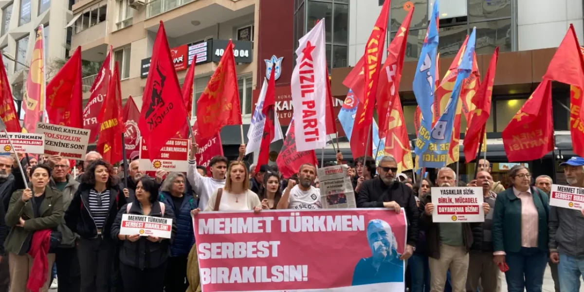 EMEP İzmir İl Örgütü: ‘Mehmet Türkmen tahliye edilene kadar mücadeleyi sürdüreceğiz’
