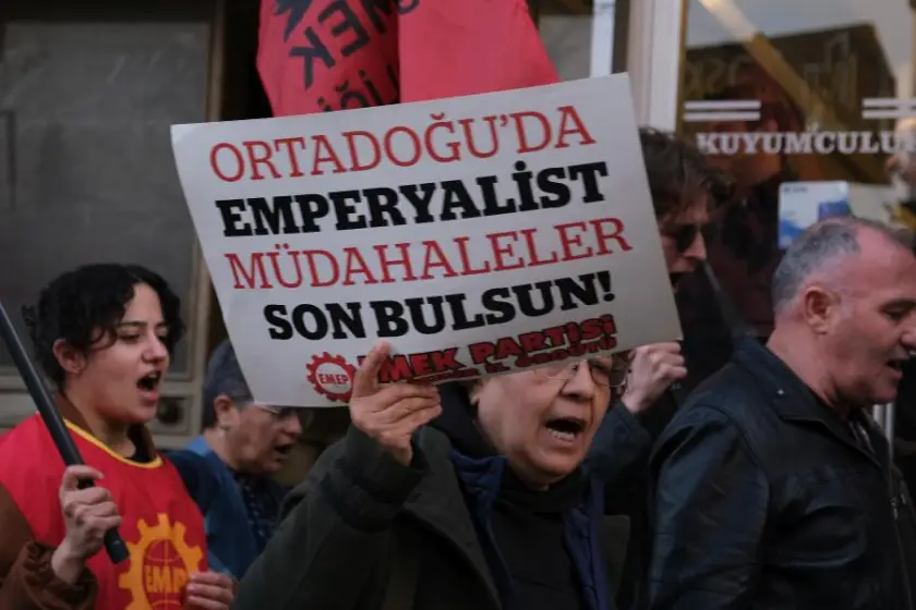 EMEP İzmir İl Örgütü NATO’ya yürüdü: NATO’dan çıkılsın, üsler kapatılsın