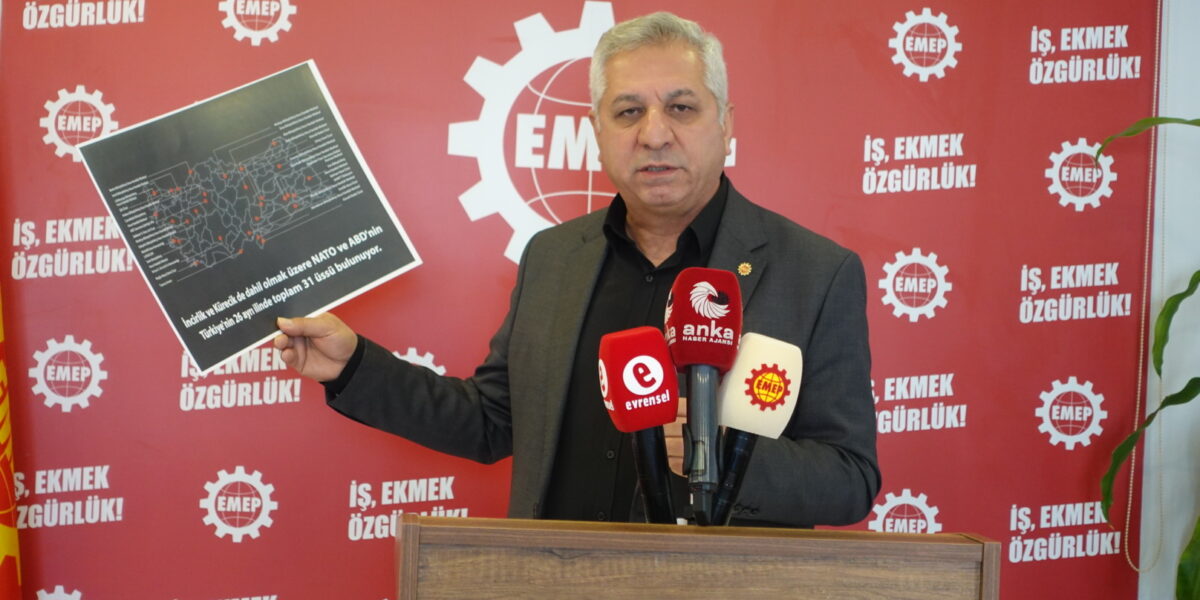 EMEP Genel Başkanı Seyit Aslan: ‘Emperyalist müdahalelere karşı birlikte mücadele’