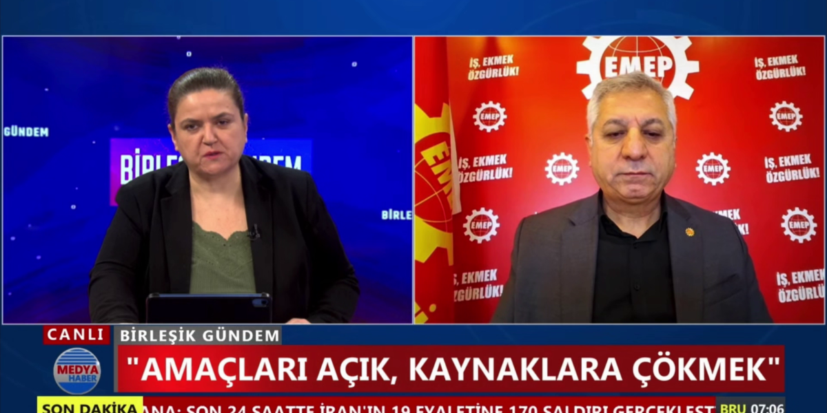 EMEP Genel Başkanı Seyit Aslan: Özgür ve demokratik bir İran ancak İran halklarının mücadelesi ile kurulabilir