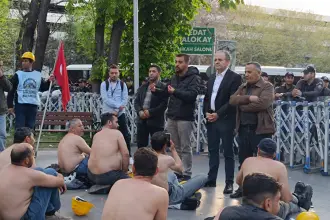 İskender Bayhan’dan Doruk Madencilik işçilerine destek: ‘Bu zincir sökülene kadar mücadele sürecek’