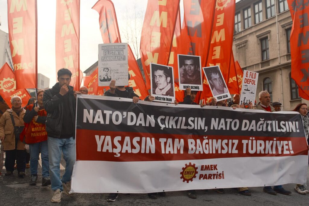 İstanbul'da NATO'ya karşı ses yükseldi: 'Emperyalist-siyonist saldırganlığa karşı NATO dağıtılsın’