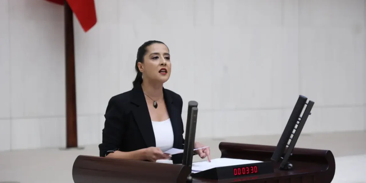 Karaca 23 Nisan oturumunda konuştu: Silahlarınız, yasalarınız, yasaklarınız, taslaklarınızla sizi tarihin çöp sepetine yollayacağız