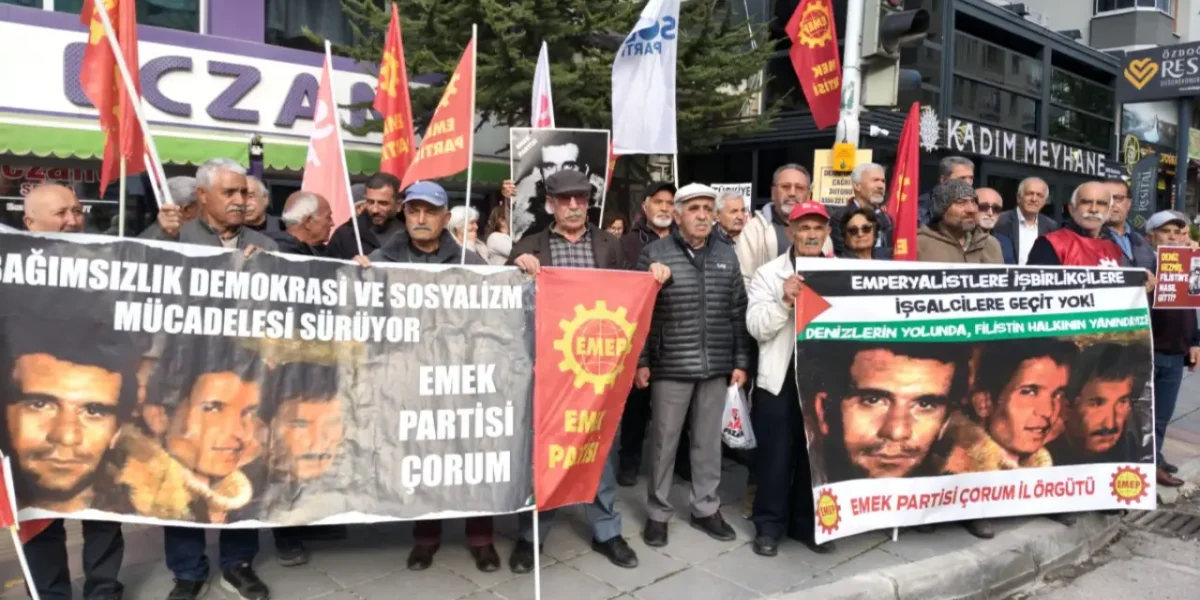 Çorum’da Denizler anıldı | EMEP: Eşit ve özgür dünya mücadelesi büyüyor