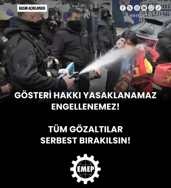 Gösteri hakkı yasaklanamaz ve engellenemez
