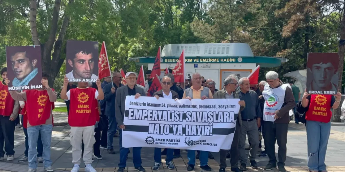Deniz Gezmiş ve arkadaşları Kayseri’de anıldı: ‘O mücadele bitmedi’ Deniz Gezmiş ve arkadaşları Kayseri’de anıldı: ‘O mücadele bitmedi’