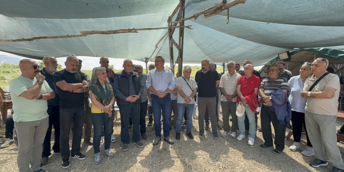 JES’e karşı direnişe destek ziyareti: ‘Buradaki kazanım memleketin diğer tüm mücadelelerine moral olacak’ JES’e karşı direnişe destek ziyareti: ‘Buradaki kazanım memleketin diğer tüm mücadelelerine moral olacak’