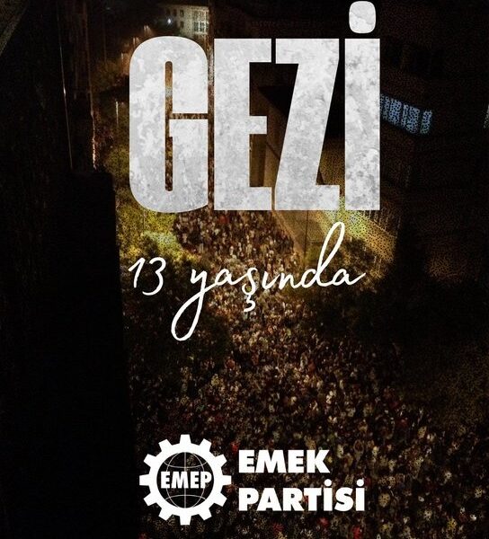 Gezi 13 yaşında | EMEP: Barış ve adalet mücadelesi mutlaka kazanacak Gezi 13 yaşında | EMEP: Barış ve adalet mücadelesi mutlaka kazanacak
