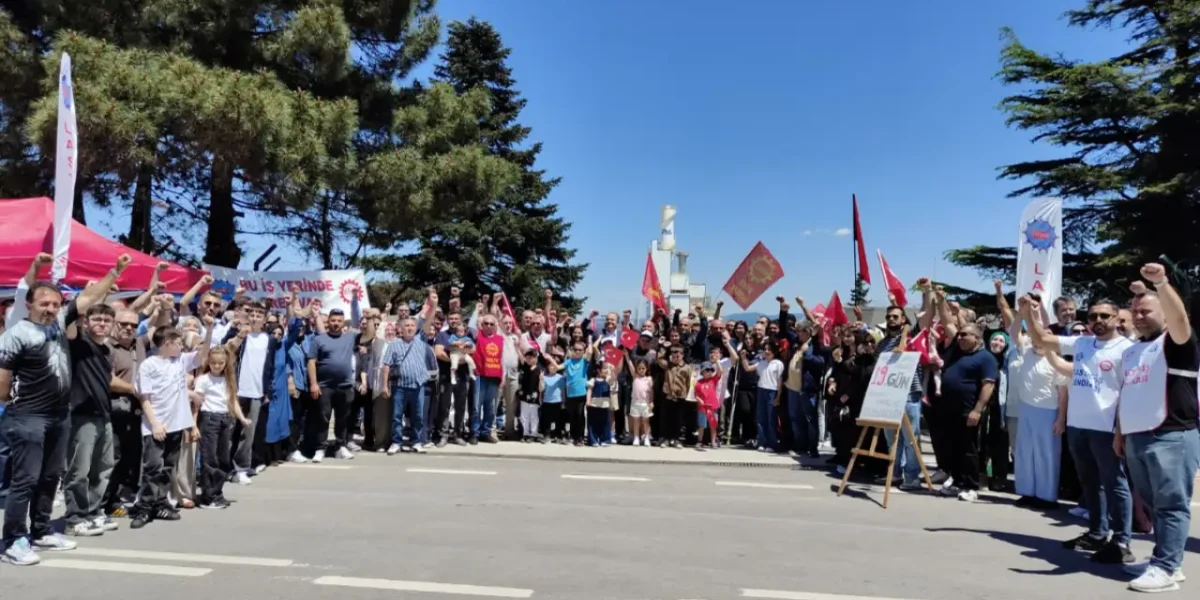 Emek Partisi, grevlerinin 19. gününde P&G işçilerini ziyaret etti