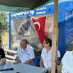 Levent Tüzel, Temel Conta direnişini ziyaret etti: ‘Bu mücadele bütün işçi sınıfının meselesidir’