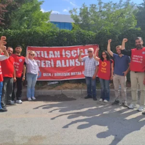 EMEP Ankara İl Örgütü’nden Panelsan direnişine dayanışma ziyareti