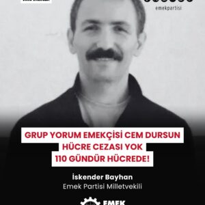 İskender Bayhan: ‘L tipi cezaevinde fiili kuyu tipi rejimi mi uygulanıyor?’