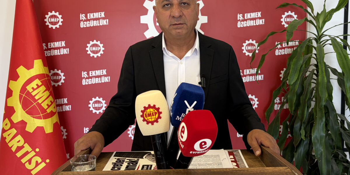 EMEP Genel Başkanı Aslan: OVP ücretleri bastırmanın, sömürüde istikrarın garantisidir EMEP Genel Başkanı Aslan: OVP ücretleri bastırmanın, sömürüde istikrarın garantisidir