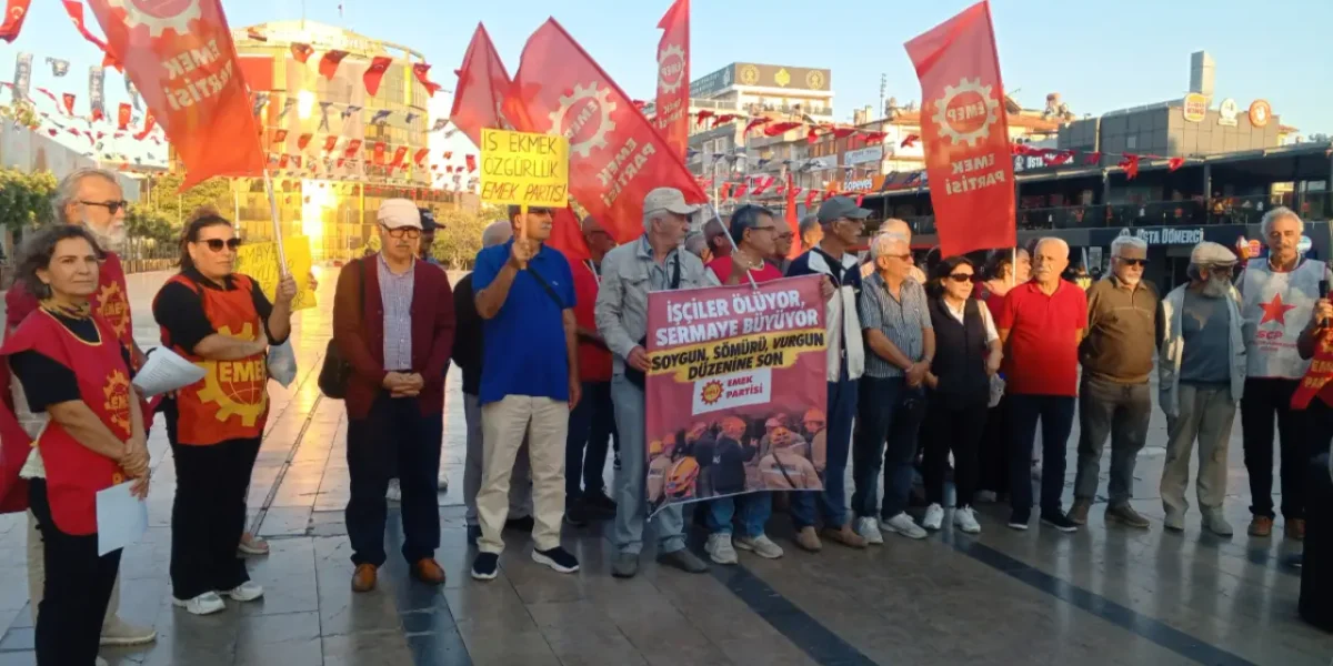 Aydın İl Örgütü: Madenlerde ölüm değil, güvenli çalışma istiyoruz Aydın İl Örgütü: Madenlerde ölüm değil, güvenli çalışma istiyoruz