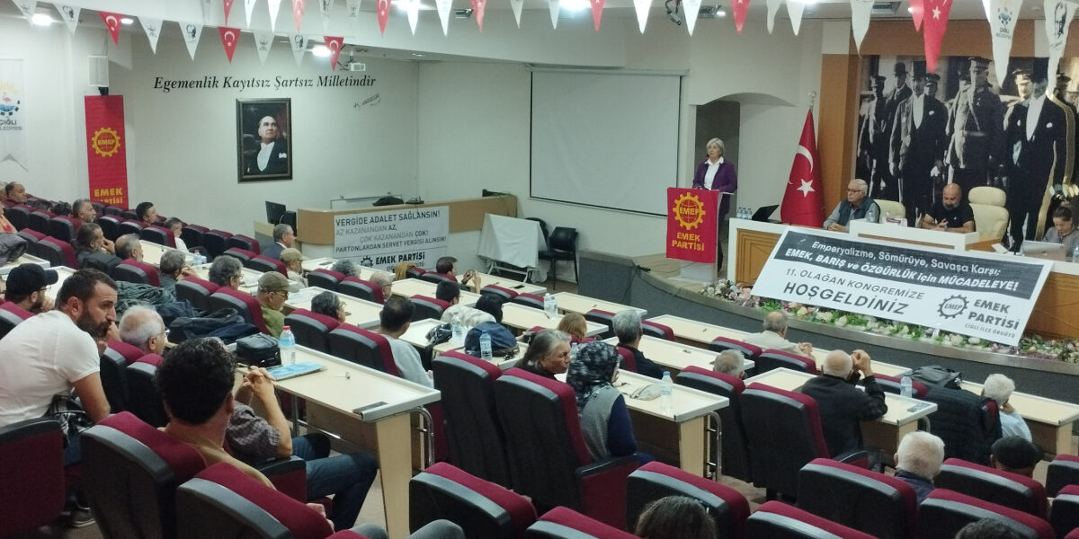 Çiğli İlçe Örgütümüz 11’inci Olağan Kongresi’ni gerçekleştirdi: Hak gasplarına karşı birleşik mücadele çağrısı Çiğli İlçe Örgütümüz 11’inci Olağan Kongresi’ni gerçekleştirdi: Hak gasplarına karşı birleşik mücadele çağrısı